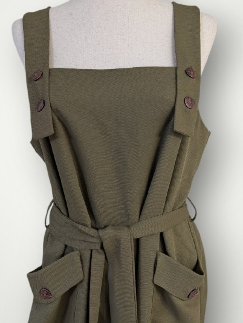 Topshop NWT Women’s Pinafore Wide Leg Jumpsuit - Picture 4 of 14